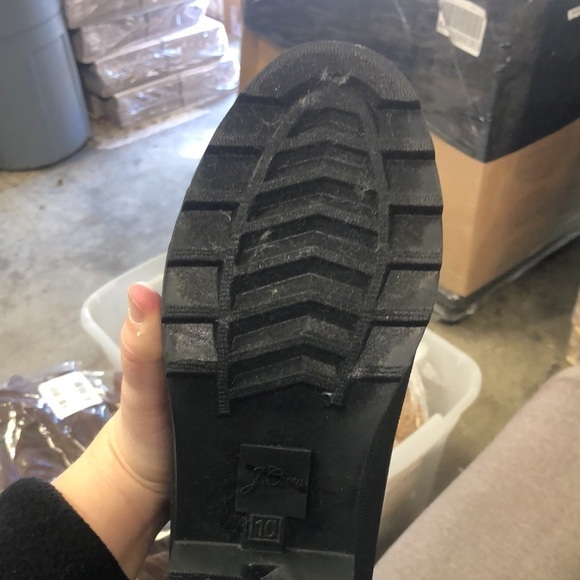 J. Crew sherpa lined black Chelsea rain boots - Picture 5 of 5